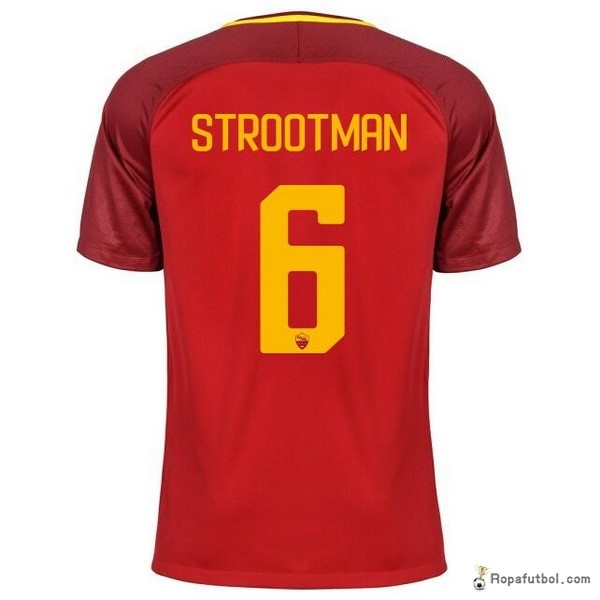 Camiseta As Roma Replica Primera Ropa Strootman 2017/18